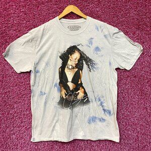 Aaliyah I Care 4 U Album Art New Jack Swing Tie Dye 2X
